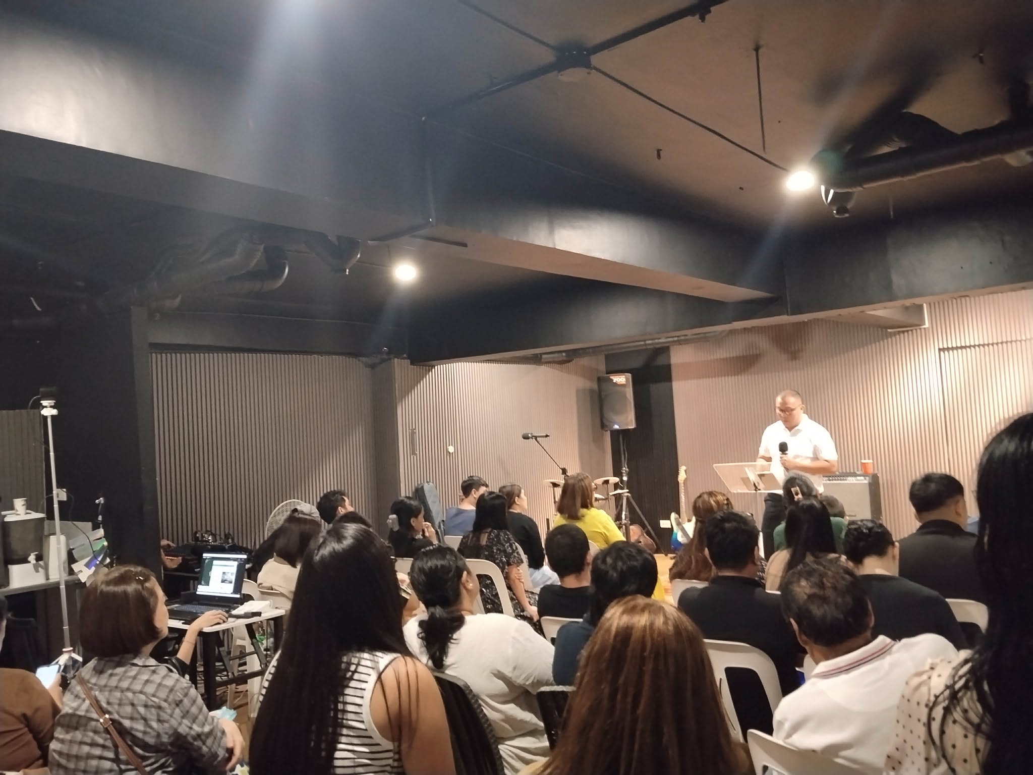 Preaching on a Sunday morning
